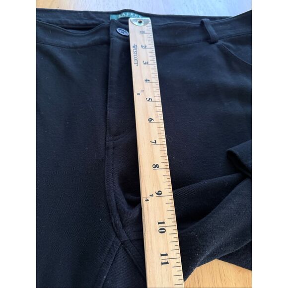 Lauren Ralph Lauren Woman 18W Black Ponte Cropped Dress Pants – Stretch, - Picture 6 of 11